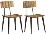 vidaXL Esszimmerst&uuml;hle 2 Stk Altholz Massiv 287901