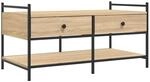 vidaXL Couchtisch Sonoma-Eiche 99x50x50 cm Holzwerkstoff
