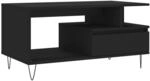 vidaXL Couchtisch Schwarz 90x49x45 cm Holzwerkstoff Modell 1