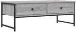 vidaXL Couchtisch Grau Sonoma 101x49x39,5 cm Holzwerkstoff