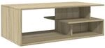vidaXL Couchtisch Sonoma-Eiche 102x55x35 cm Holzwerkstoff