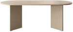 Selsey Esstisch Ovo Oval Cappuccino 204 cm