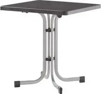 Sieger Klapptisch Quadratisch Graphit 70 cm x 70 cm