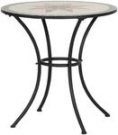 Siena Garden Gartentisch Stella Rund Grau &Oslash; 70 cm