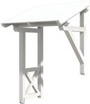 Skan Holz Haust&uuml;r-Vordach Potsdam 3 Wei&szlig;,asiert 176 cm x 156 cm