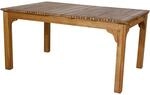 Siena Garden Gartentisch Falun Quadratisch Akazie Beige 80 cm x 80 cm