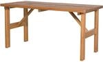 Gartentisch das Tessin Rechteckig Braun 73 cm x 150 cm