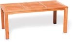 Merxx Gartentisch Rechteckig Braun 170 cm x 90 cm