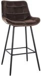 CLP Barhocker Weston braun/Samt