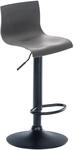 CLP Barhocker Hover Kunststoff Metall Matt Schwarz/Grau