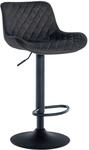 CLP Barhocker Minosa schwarz/Samt