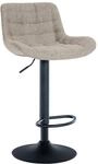 CLP Barhocker Tover taupe/Stoff