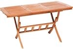 Merxx Klapptisch Rechteckig ausziehbar Braun 160 cm x 90 cm