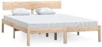 vidaXL Massivholzbett Kiefer 160x200 cm1135345