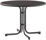 Sieger Klapptisch Rund Eisengrau 100 cm x 100 cm
