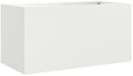 vidaXL Pflanzk&uuml;bel Wei&szlig; 62x30x29 cm Stahl 841590