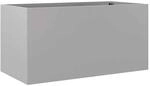 vidaXL Pflanzk&uuml;bel Silbern 62x30x29 cm Verzinkter Stahl 841594