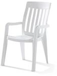 Sieger Stapelsessel Palma Wei&szlig; 65 cm x 59 cm x 92 cm