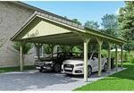 Satteldach-Carport Wallgau 620 x 750 cm Dachlattung