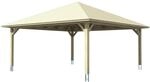 Skan Holz Carport Taunus 634 cm x 634 cm Natur
