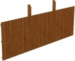 Skan Holz R&uuml;ckwand Deckelschalung 550 x 180 cm Fichte Nussbaum