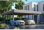 Carport Friesland Schiefergrau 557 x 860 cm mit EPDM-Dach