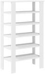 vidaXL Schuhregal Wei&szlig; 61x32x105 cm Holzwerkstoff 859860