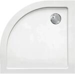 Sanotechnik Duschwanne Extraflach SMC Viertelkreis 90 cm x 90 cm Wei&szlig;