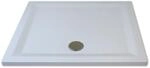 Breuer Duschwanne Extraflach Flat Line Design Rechteck 90 cm x 75 cm Wei&szlig;