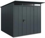 H&ouml;rmann Ger&auml;tehaus Elegant mit Pultdach Typ 2 RAL7016 Anthrazitgrau Einzelt&uuml;r
