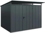 H&ouml;rmann Ger&auml;tehaus Elegant mit Pultdach Typ 3 RAL7016 Anthrazitgrau Einzelt&uuml;r
