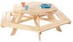 Pinolino Kindersitzgarnitur Nicki 6-Eck Natur
