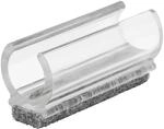 Wagner Klemmschalengleiter EH 0691 f&uuml;r Rundrohre &Oslash; 1,6 cm Transparent 4 St&uuml;ck
