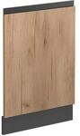 Vicco Frontblende R-Line Goldkraft Eiche/Anthrazit 45 cm J-Shape ohne...