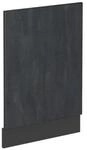 Vicco Frontblende R-Line Schwarz Beton Anthrazit 45 cm ohne Arbeitsplatte