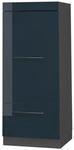 Vicco Vorratsschrank Fame-Line Dunkelblau Hochglanz/Anthrazit 60 x 154