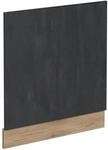 Vicco Frontblende R-Line Schwarz Beton Goldkraft Eiche 60 cm ohne Arbeitsplatte