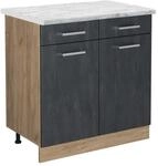 Vicco K&uuml;chenunterschrank R-Line Schubladenschrank f&uuml;r die K&uuml;che Schwarz...