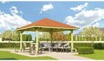 Weka Pavillon Gartenoase 651 A Gr. 1 Sparset 433 cm x 433 cm