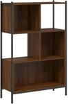 vidaXL B&uuml;cherregal Braun Eichen-Optik 72x28x109 cm Holzwerkstoff