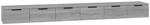 vidaXL Wandschr&auml;nke 2 Stk Grau Sonoma 102x30x20 cm Holzwerkstoff 3115906