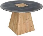 MCW Esstisch L76 74x120cm Natur mit Metall-Optik