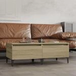 vidaXL Beistelltische 2 Stk. Sonoma-Eiche 50x46x35 cm Holzwerkstoff Modell 1