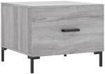 vidaXL Couchtisch Grau Sonoma 50x50x40 cm Holzwerkstoff Modell 1