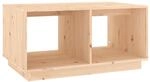 vidaXL Couchtisch 80x50x40 cm Massivholz Kiefer Modell 3