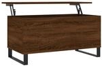 vidaXL Couchtisch Braun Eichen-Optik 90x44,5x45 cm Holzwerkstoff Modell 4