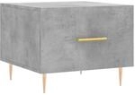 vidaXL Couchtisch Betongrau 50x50x40 cm Holzwerkstoff Modell 6