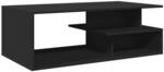 vidaXL Couchtisch Schwarz 102x55x35 cm Holzwerkstoff