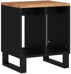 vidaXL Beistelltisch 40x31x46 cm Massivholz Akazie & Holzwerkstoff