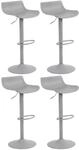 CLP 4er Set Barhocker Aveiro Grau